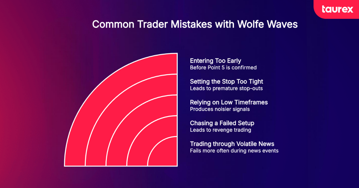 common mistakes with wolfe waves pattern